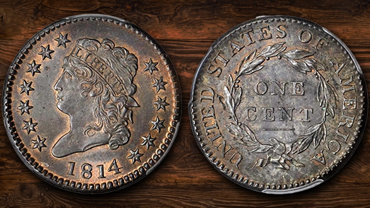 1814 Classic Head, S-295. Image: Stack's Bowers / CoinWeek.