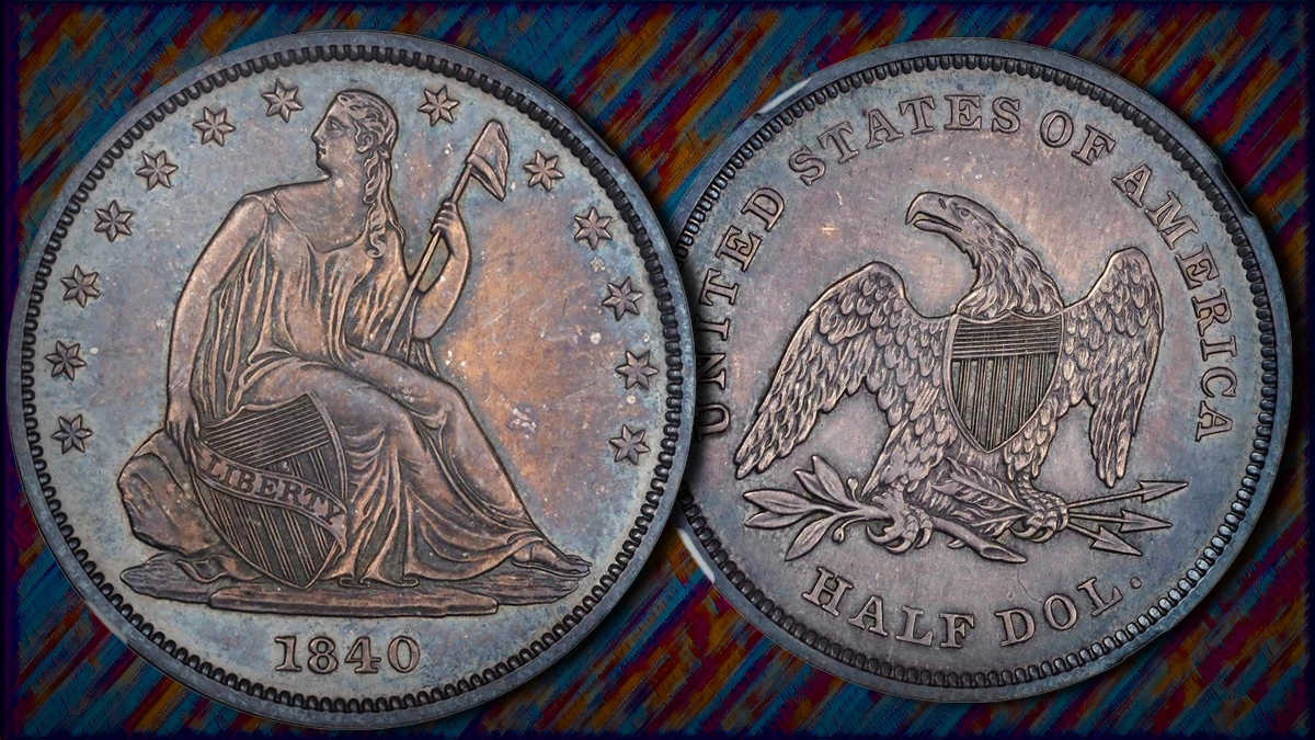 1840 Proof Liberty Seated Half Dollar. Image: Stack's Bowers / CoinWeek.
