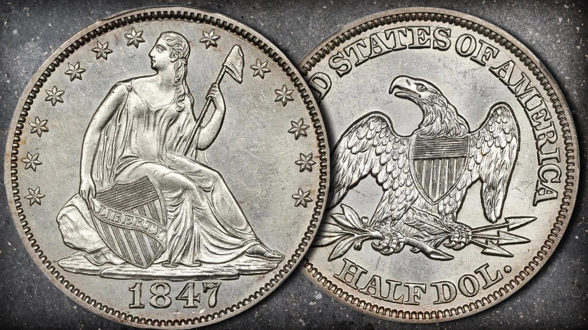 1847/6 Liberty Seated Half Dollar. Image: Stack's Bowers / CoinWeek.