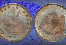 1861 Liberty Seated Quarter. Image: Stack's Bowers.