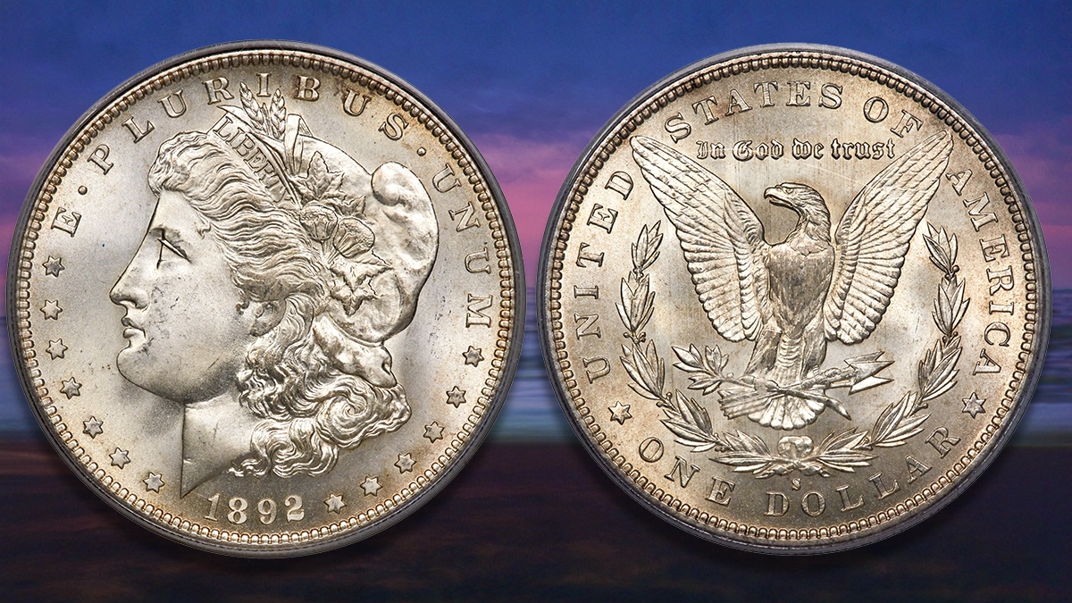 1892-S Morgan Dollar. Image: Heritage Auctions / CoinWeek.