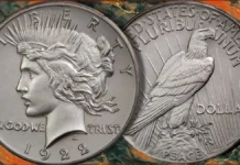 1922 Peace Dollar High Relief Proof. Image: Stack's Bowers.