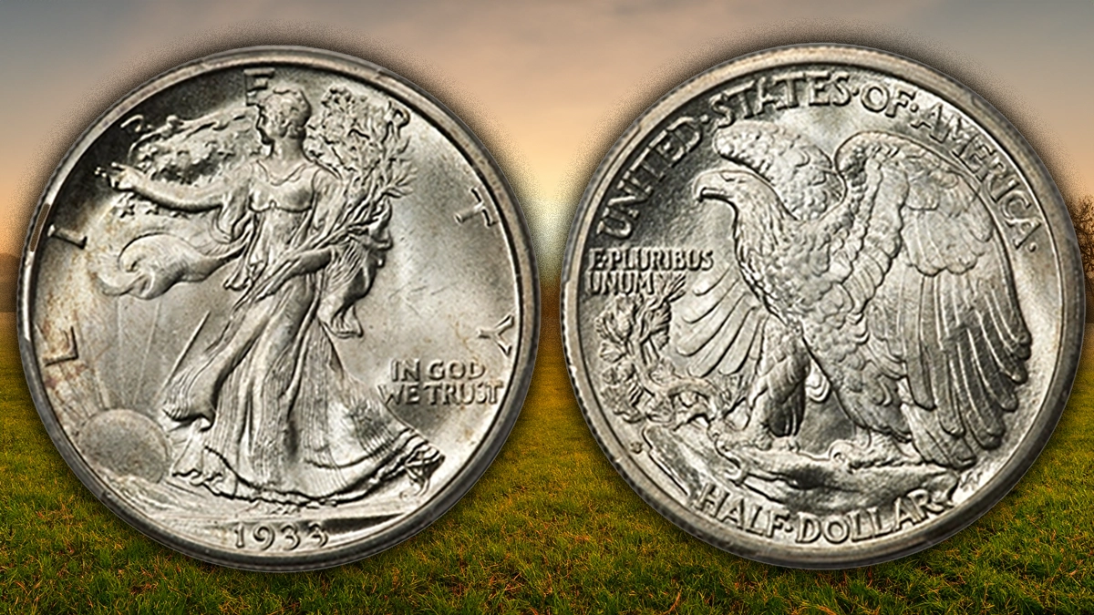1933-S Walking Liberty Half Dollar. Image: Heritage Auctions / CoinWeek.