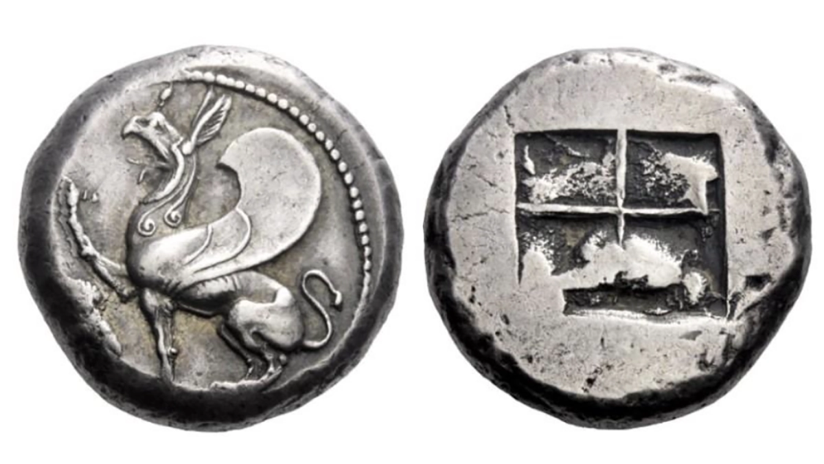 Abdera, Silver Octodrachm circa 490. Image: Numismatica Ars Classica.