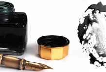 Black ink representing oleaginous ink - a U.S. paper money anti-counterfeiting tool. Image: Adobe Stock.