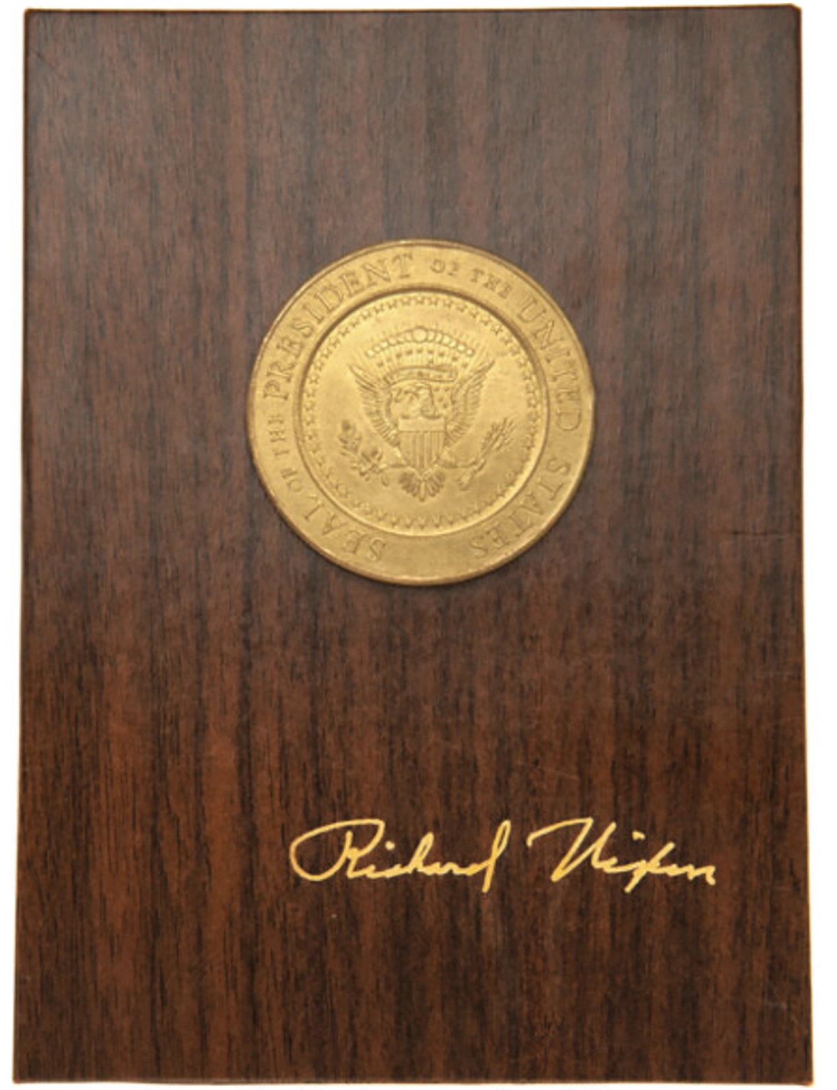1971-S Eisenhower Dollar Nixon Presentation Box. Image: Heritage Auctions.
