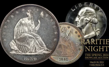Stack's Bowers Rarities Night Spring 2024 Showcase Auction - Silver coin denominations