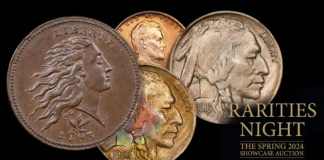 Stack's Bowers Rarities Night Spring 2024 Showcase Auction - Minor coin denominations