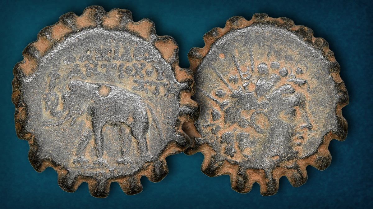 SELEUCID KINGDOM. Antiochus VI Dionysus (144-142/1 BC). AE serrate. Image: NGC / CoinWeek.