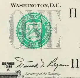 Green Treasury Seal