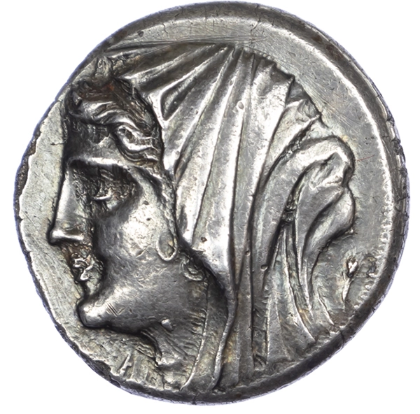 Sicily, Syracuse, Queen Philistis, Silver 16 Litrai. Image: Baldwins.