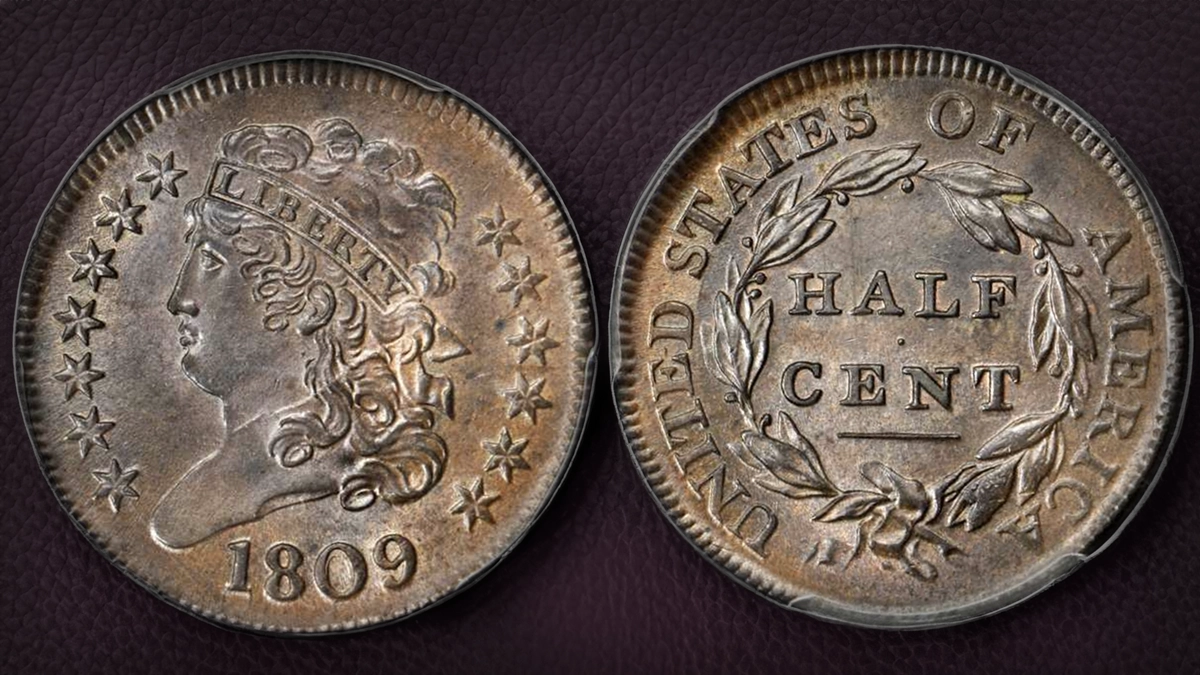 1809 Classic Head Half Cent. Image: Stack's Bowers / CoinWeek.