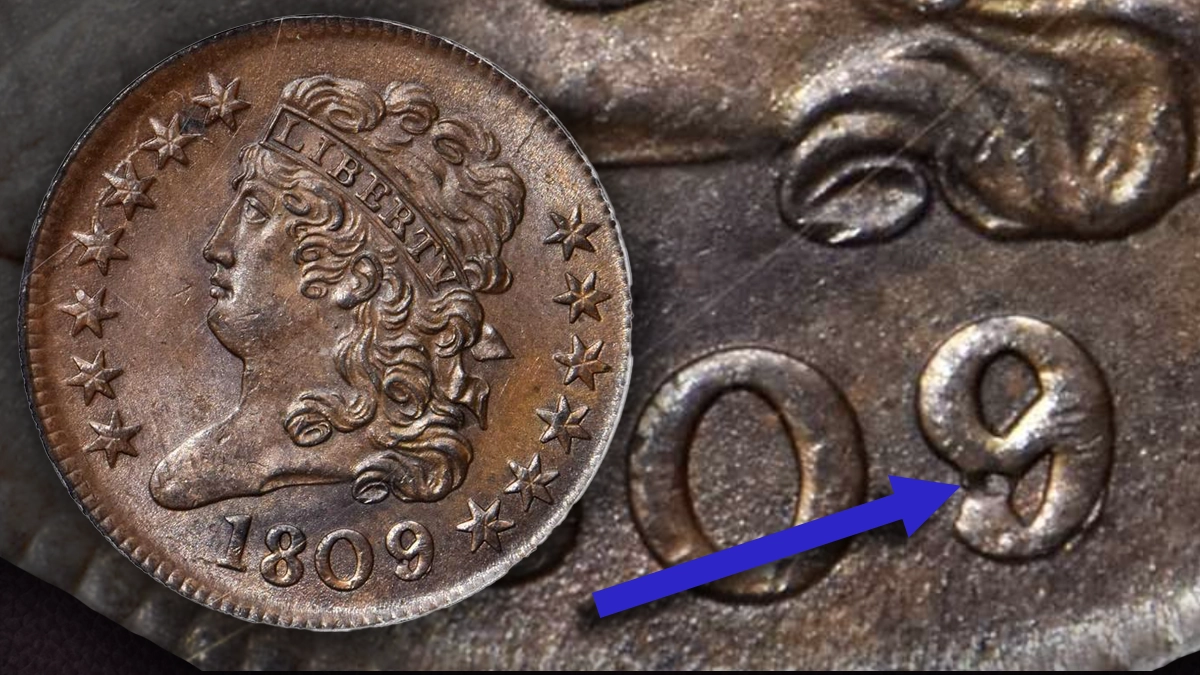 1809 Classic Head Half Cent, C-5. Image: Stack's Bowers / CoinWeek.
