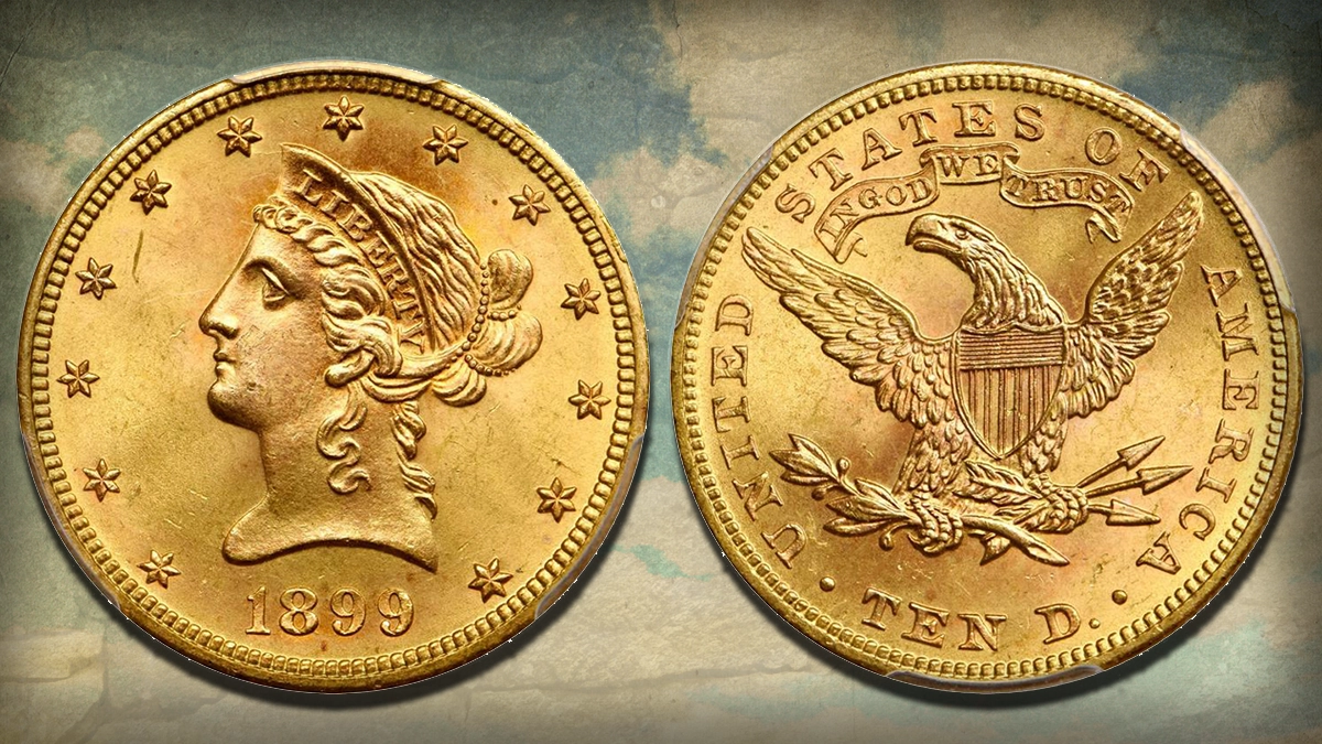 1899 Liberty Head Eagle with Motto. Image: Stack's Bowers / Adobe Stock / CoinWeek.