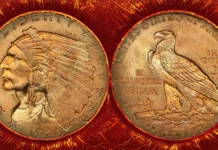 1926 Indian Head Quarter Eagle. Image: Stack's Bowers.