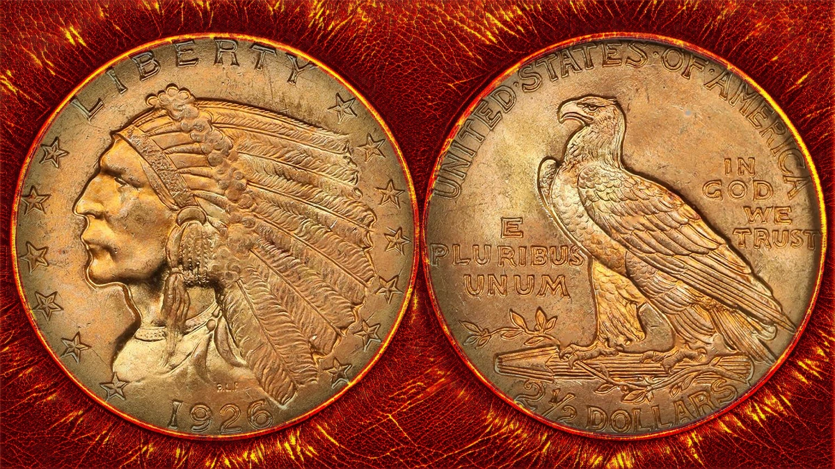 1926 Indian Head Quarter Eagle. Image: Stack's Bowers.