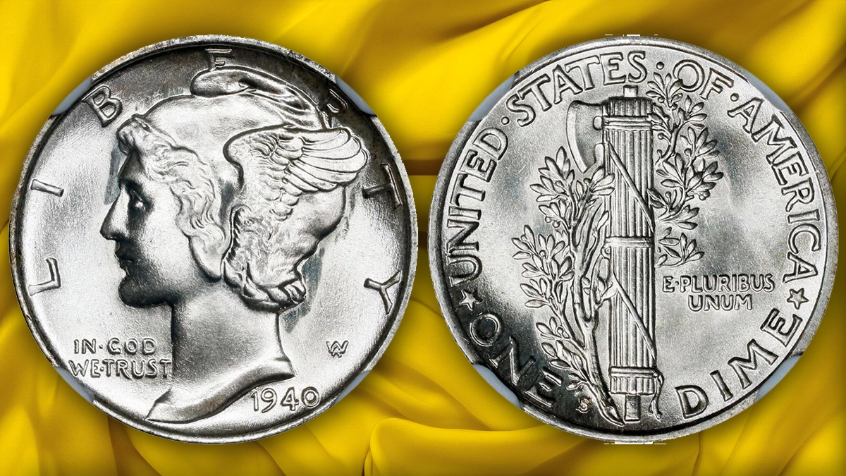 1940-S Mercury Dime. Image: Stack's Bowers / CoinWeek.