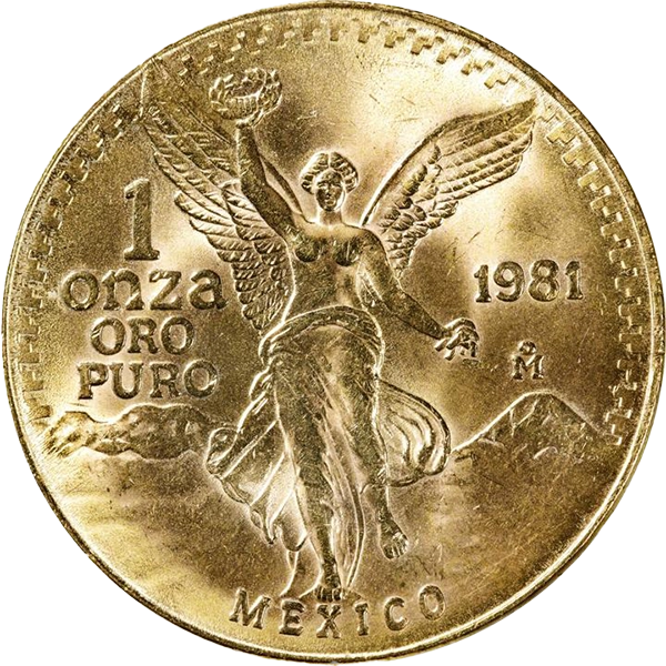 1981 Mexico Gold Libertad. Image: Stack's Bowers.