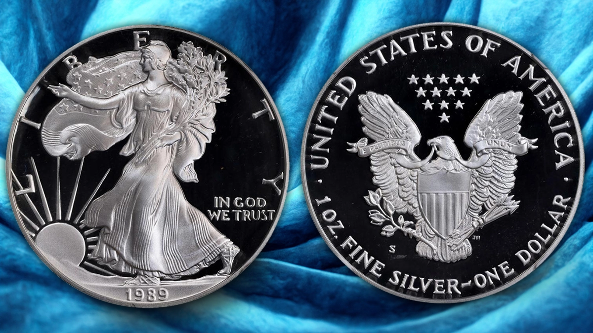 1989-S American Silver Eagle. Image: Stack's Bowers / CoinWeek