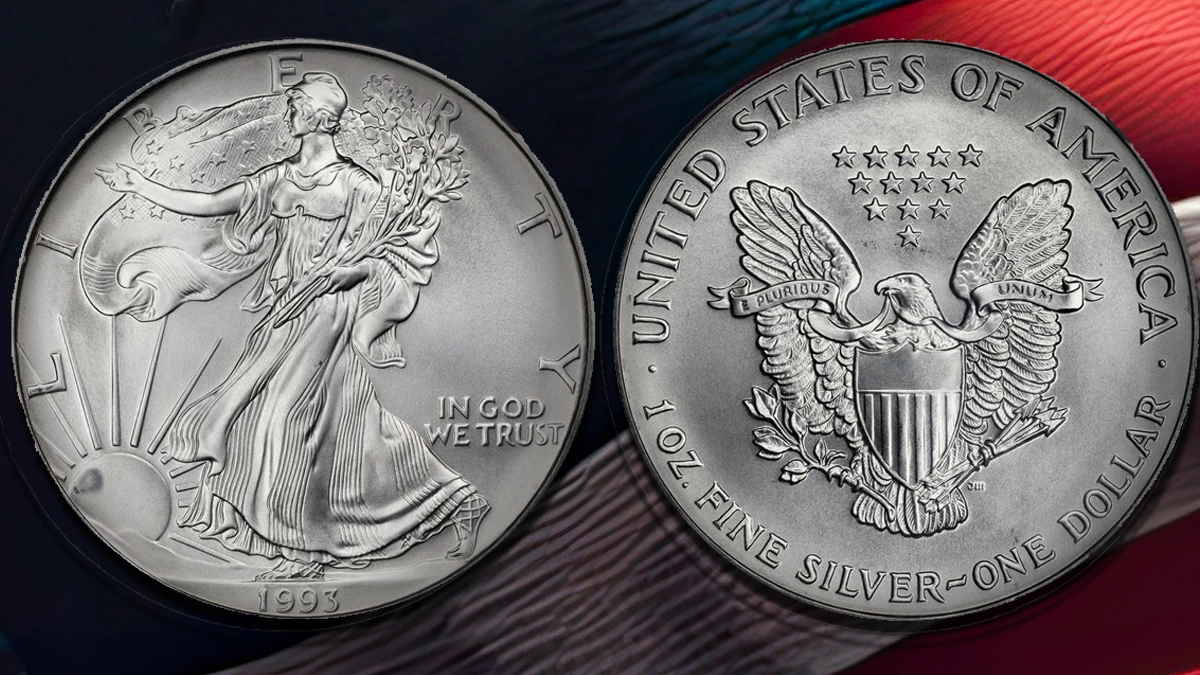 1993 American Silver Eagle. Image: Stack's Bowers / CoinWeek.