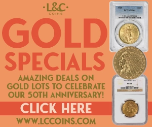 L and C coins March GoldSpecials