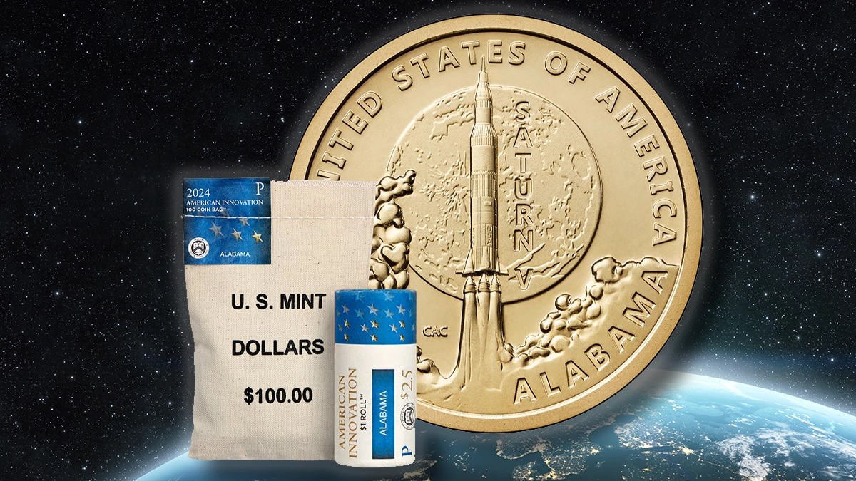 2024 Alabama Innovation Dollar. Image: United States Mint / Adobe Stock.