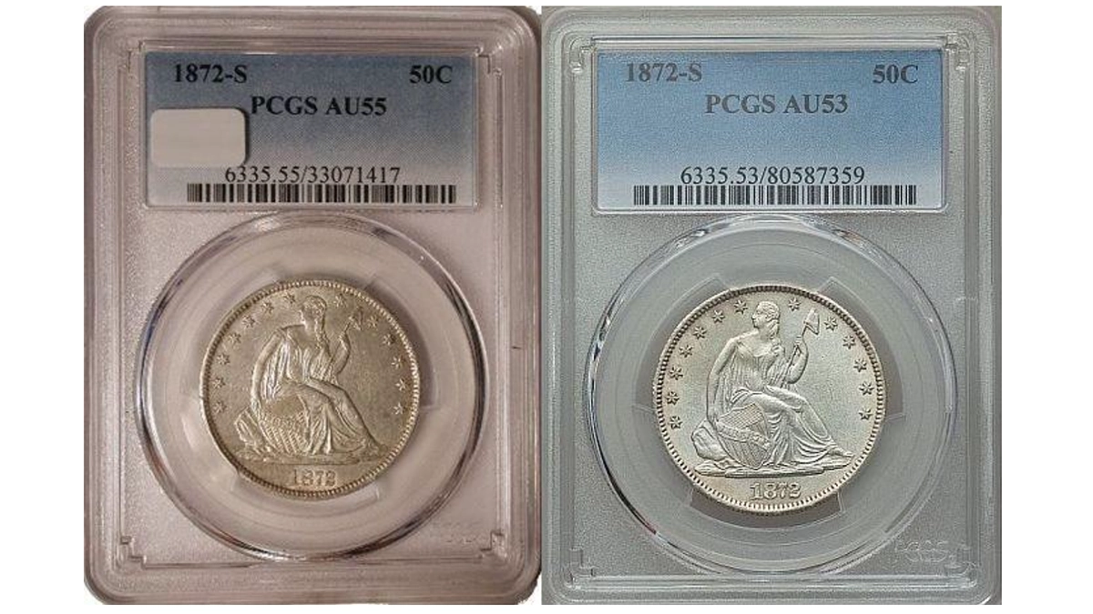 Two PCGS-certified examples. Image: Jack Young.
