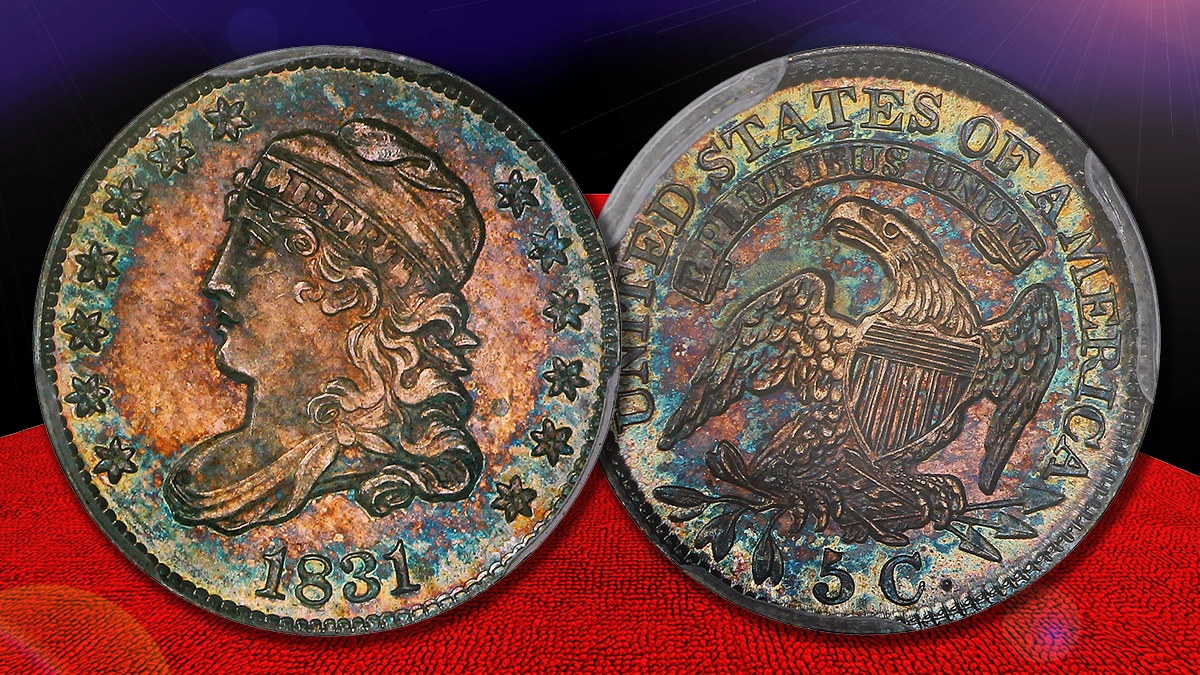 1831 Half Dime. Image: David Lawrence Rare Coins / CoinWeek.