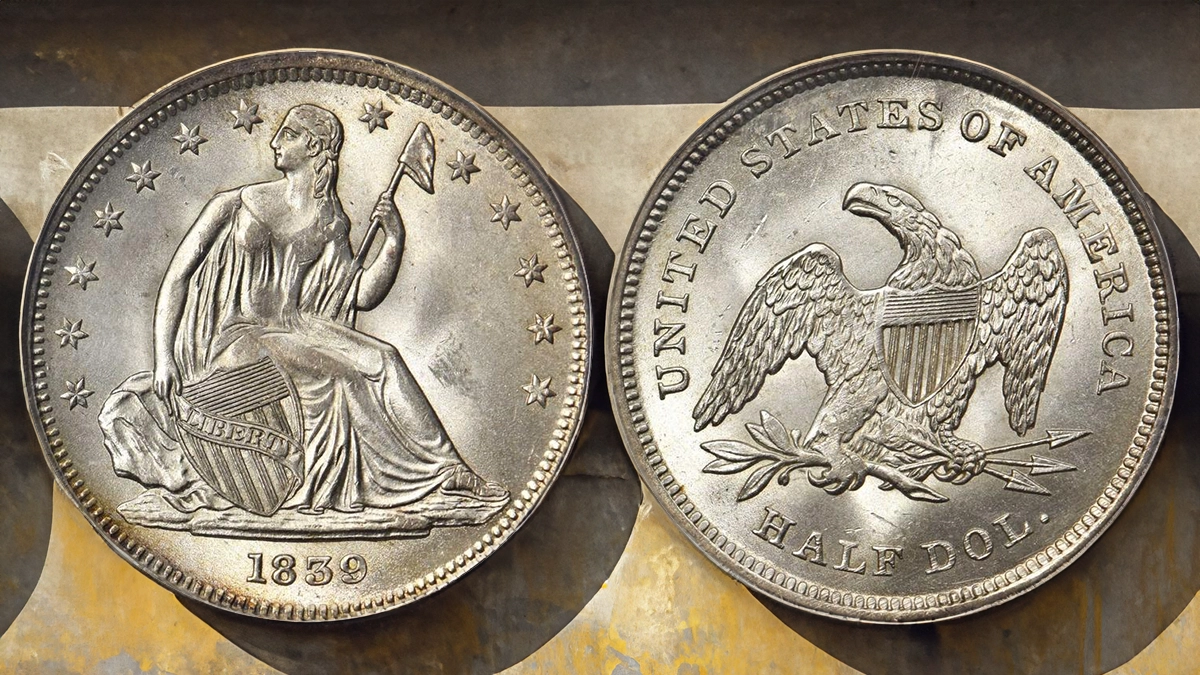 1839 Liberty Seated Half Dollar, WB-4. Image: Stack's Bowers / CoinWeek.