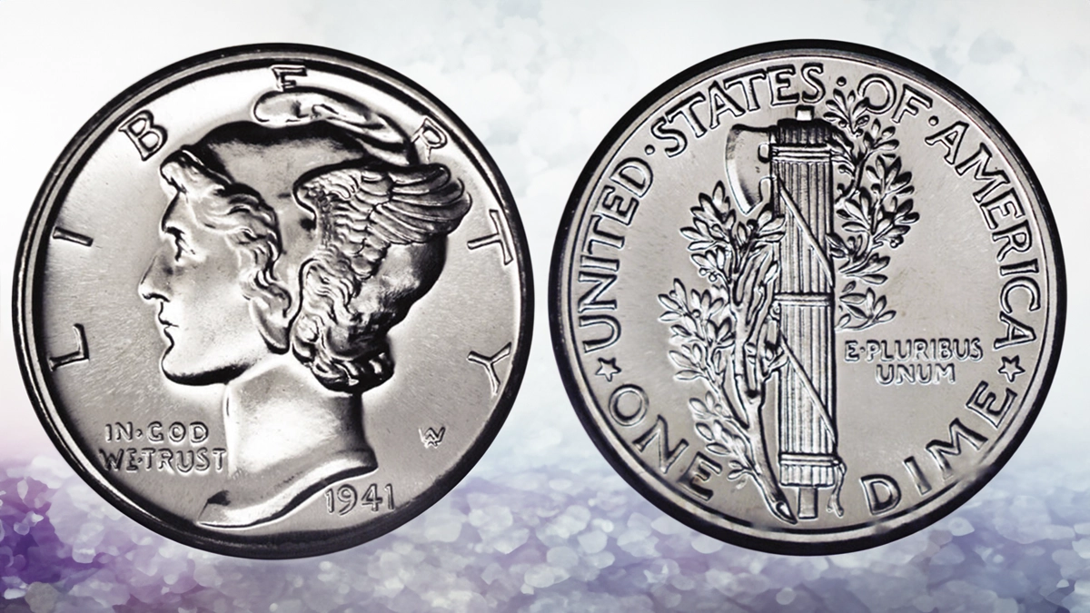 1941 Mercury Dime Proof. Image: Heritage Auctions / CoinWeek.