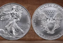 1997 American Silver Eagle. Image: Stack's Bowers / CoinWeek.
