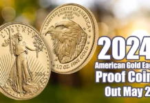2024 American Gold Eagles Out May 2. Image: U.S. Mint / CoinWeek.