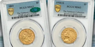 Half Eagle Gold Coin Highlights. David Lawrence Rare Coins.