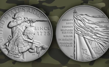 United States Army Silver Medal. Image: United States Mint / Adobe Stock.