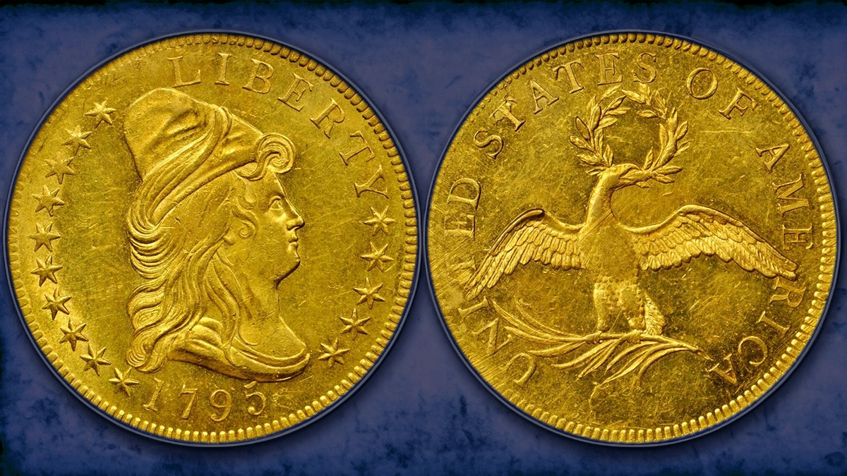 Capped Bust Eagle. Small Eagle. Image: Stack's Bowers / CoinWeek.