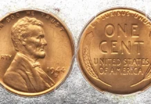 1944-D Lincoln Cent. Image: Heritage Auctions / CoinWeek.