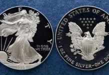1996-P American Silver Eagle Proof. Image: Stack's Bowers / CoinWeek.