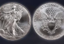 1998 American Silver Eagle. Image: Stack's Bowers / CoinWeek.