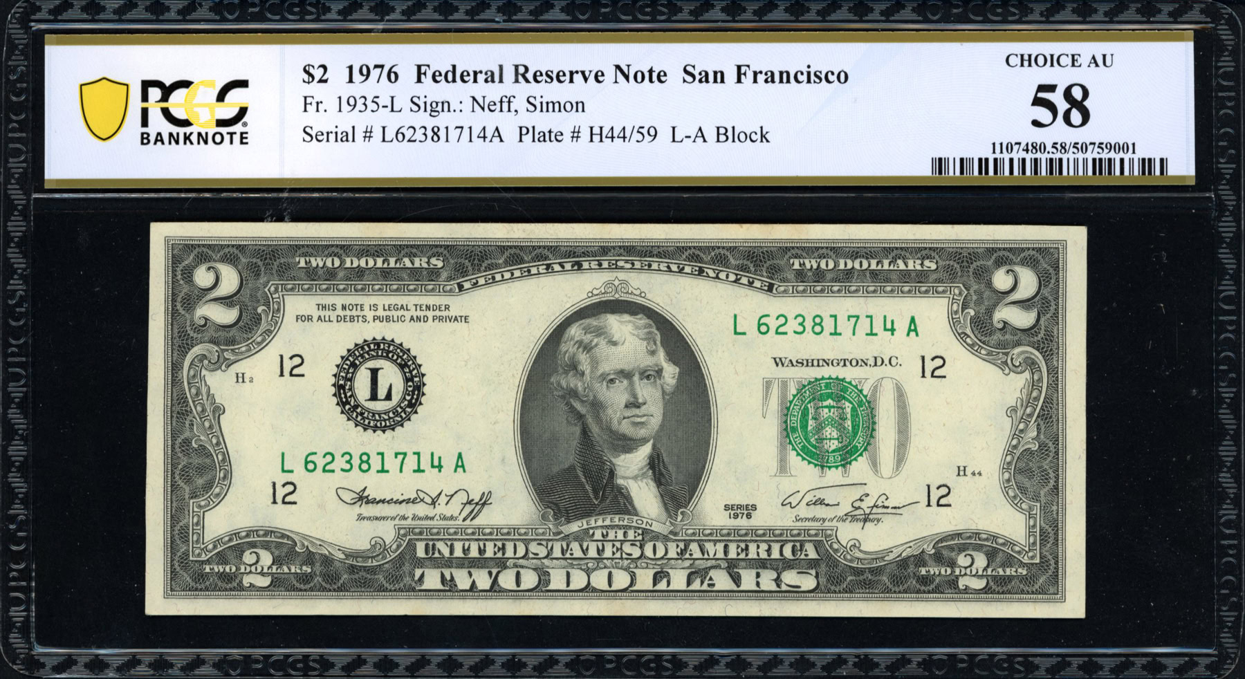 The Bicentennial $2 Bill - First of a Kind | CoinWeek
