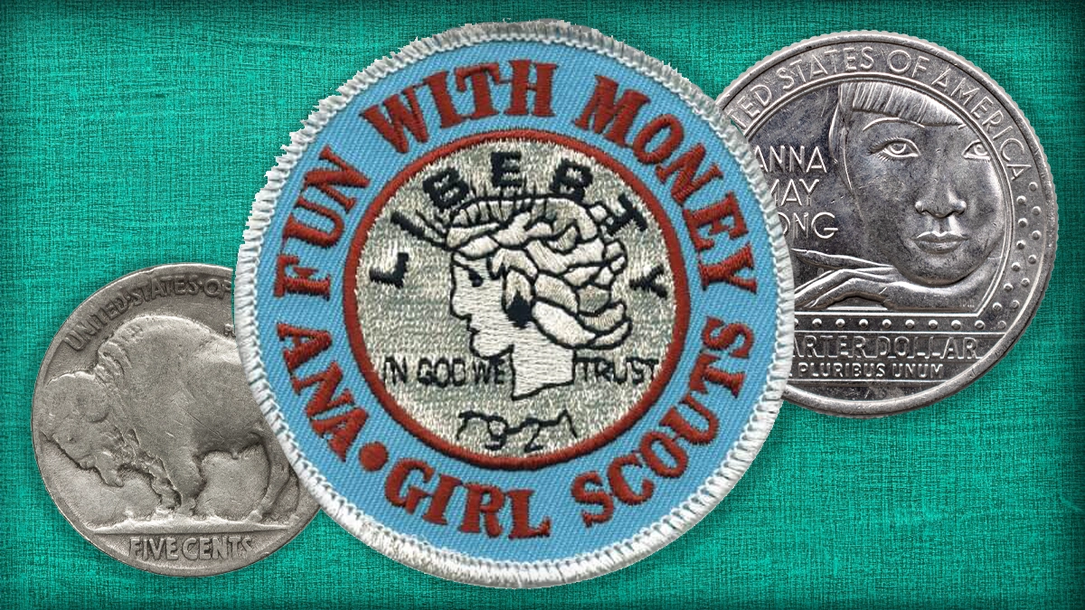 Girl Scouts Fun With Money Patch. Image: Adobe Stock / CoinWeek.
