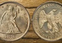 1876-CC Twenty-Cent Piece : A Collector’s Guide 1876-CC Twenty-Cent Piece. MS-65 (PCGS)