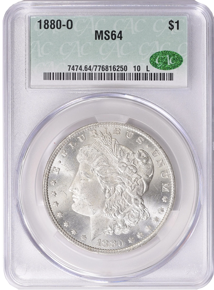 1880-O Morgan Dollar. Image: GreatCollections.
