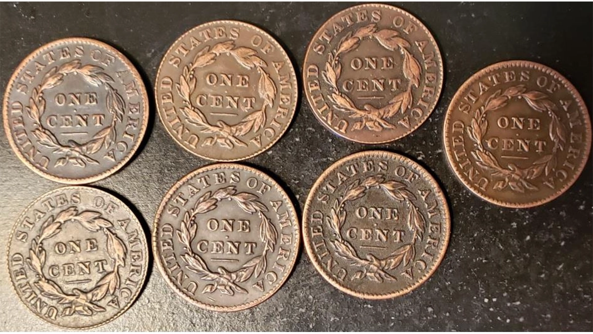 Group of fake 1817 Cents sold on AliExpress.
