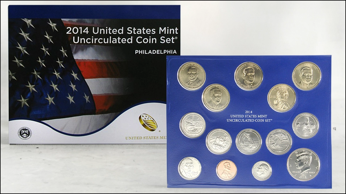 2014 United States Mint Uncirculated Coin Set - Philadelphia. Image: CoinWeek.