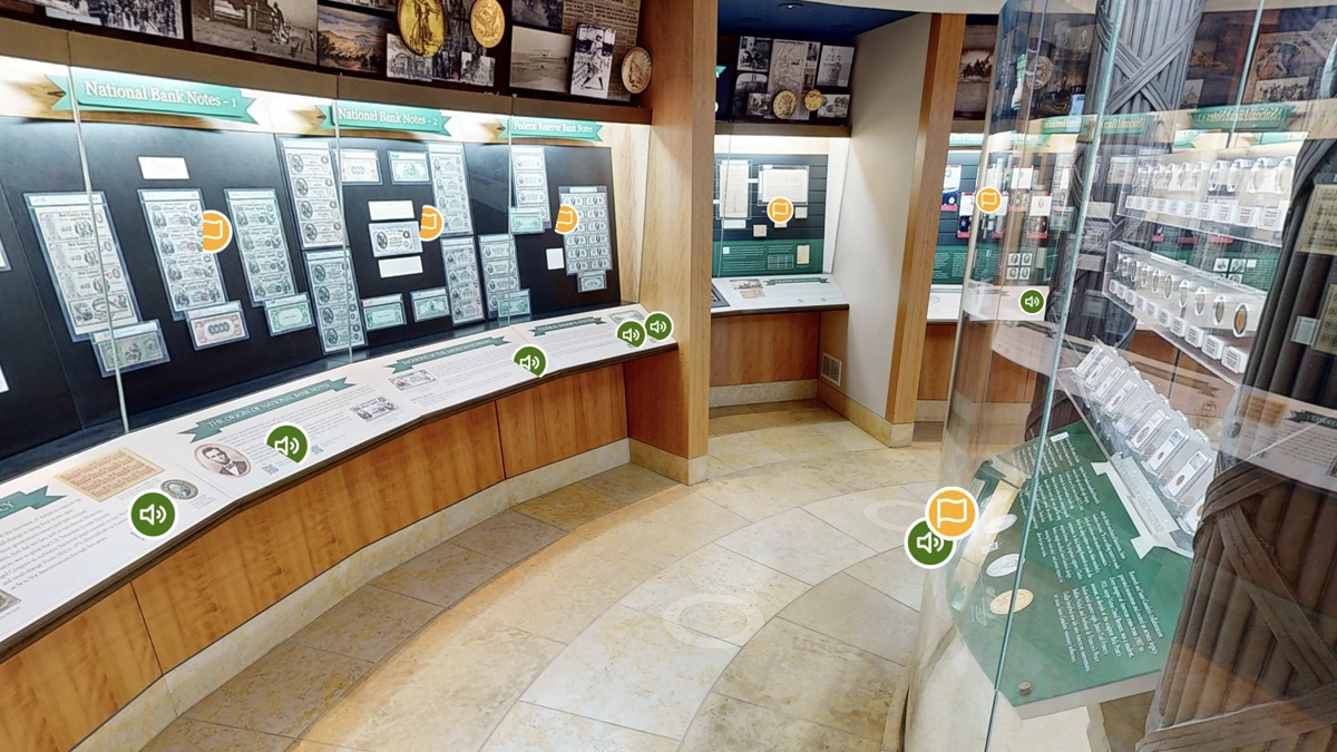 The American Gallery Virtual Tour. Image: American Numismatic Association.