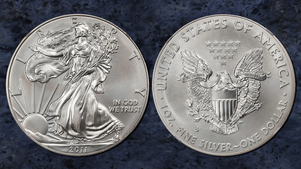 2011-S American Silver Eagle. Image: Stack's Bowers/CoinWeek.