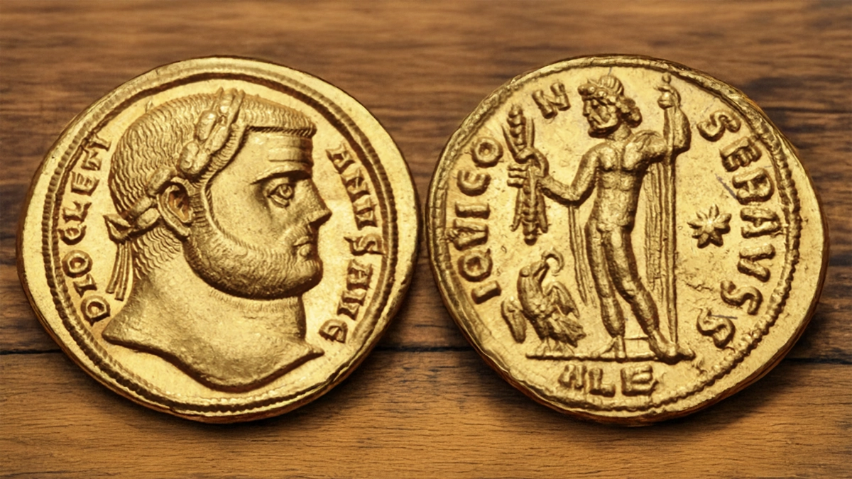 Diocletian. Gold  Aureus (20mm, 5.35 g,).. Struck circa AD 294-296. RIC VI 4; Very rare. Image: CNG/CoinWeek.