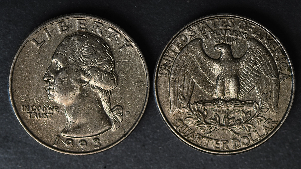 1993-P Washington Quarter. Image: CoinWeek.