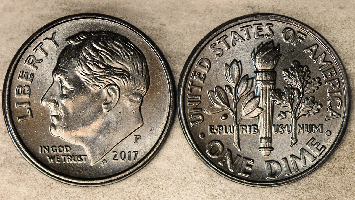 2017-P Roosevelt Dime. Image: CoinWeek.