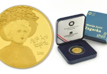 Zagorka 1-ounce gold coin. Image: Croatian Mint.